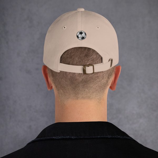 soccer high school legend hat – embroidered black letters on front & soccer logo on back - Image 5