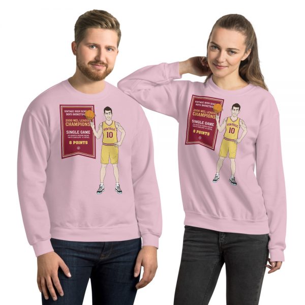 White Chocolate unisex sweatshirt - with a small white chocolate bar logo on the back - Image 10