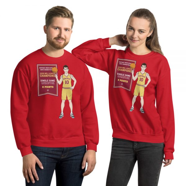 White Chocolate unisex sweatshirt - with a small white chocolate bar logo on the back - Image 11