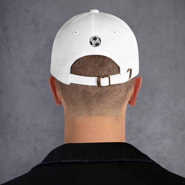 soccer high school legend hat – embroidered black letters on front & soccer logo on back - Image 10