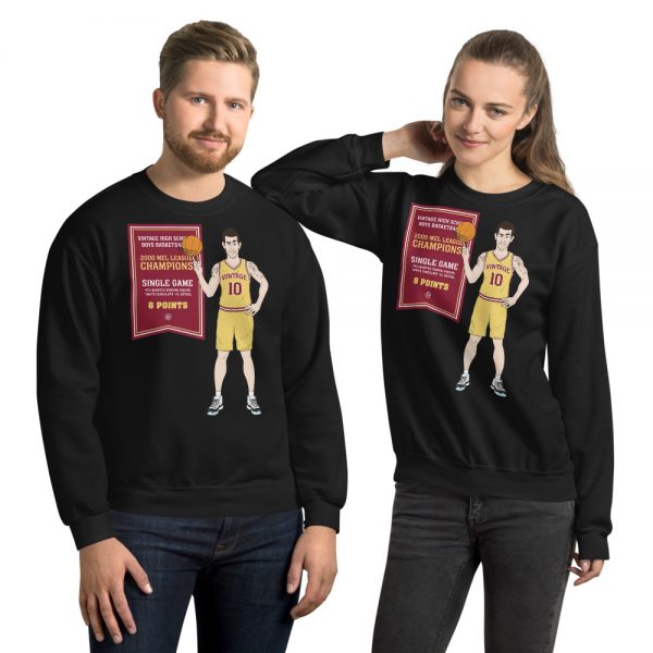 White Chocolate unisex sweatshirt - with a small white chocolate bar logo on the back - Image 3