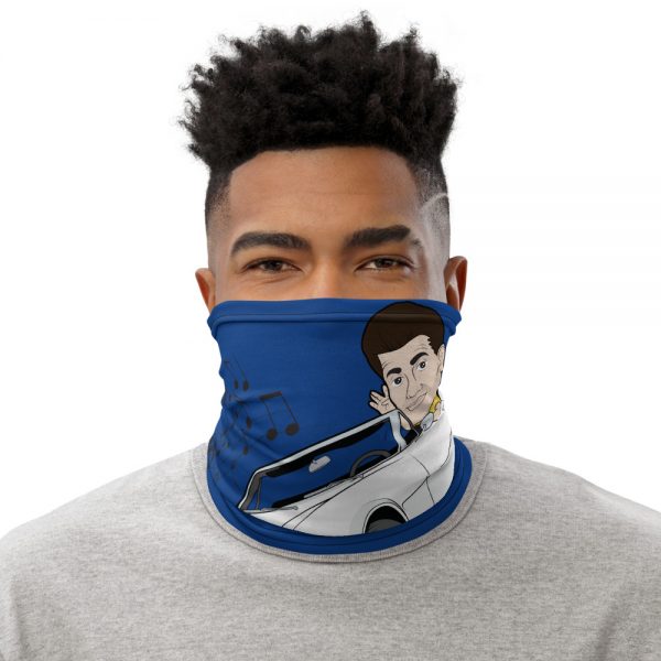 Classic Car Neck Gaiter - blue