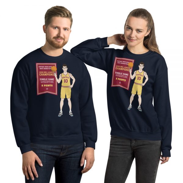 White Chocolate unisex sweatshirt - with a small white chocolate bar logo on the back - Image 5