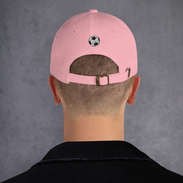 soccer high school legend hat – embroidered black letters on front & soccer logo on back - Image 7