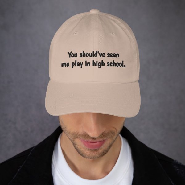 soccer high school legend hat – embroidered black letters on front & soccer logo on back - Image 4