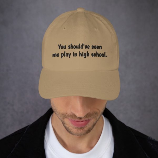 soccer high school legend hat – embroidered black letters on front & soccer logo on back - Image 2