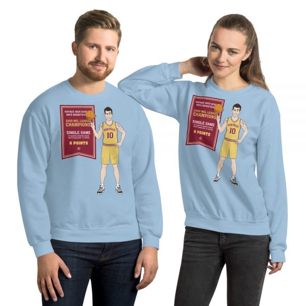 White Chocolate unisex sweatshirt - with a small white chocolate bar logo on the back - Image 9