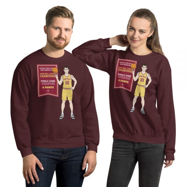 White Chocolate unisex sweatshirt - with a small white chocolate bar logo on the back - Image 8