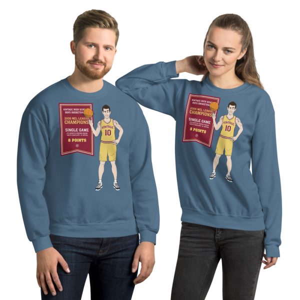 White Chocolate unisex sweatshirt - with a small white chocolate bar logo on the back - Image 7