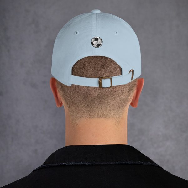 soccer high school legend hat – embroidered black letters on front & soccer logo on back - Image 9