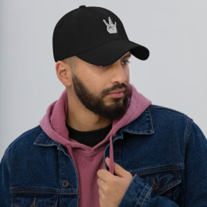 Dad hat with white Westside sign & BOLD FONT 'I'll Holla!' on the back