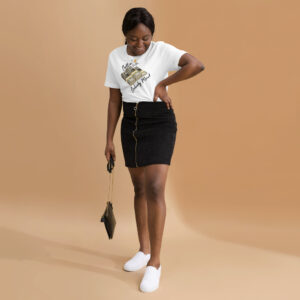 T-shirt with softer font & black text - 'Gettin to the $'