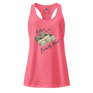 Women’s 'Gettin to the $' tank top with black letters